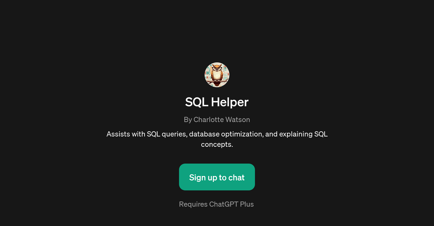 SQLHelper website