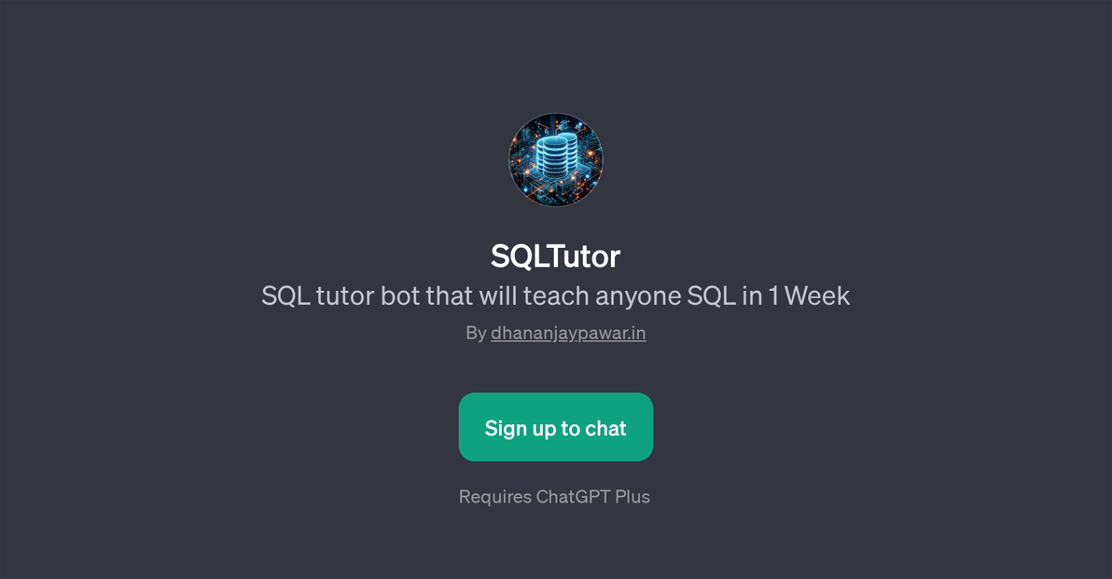 SQLTutor website