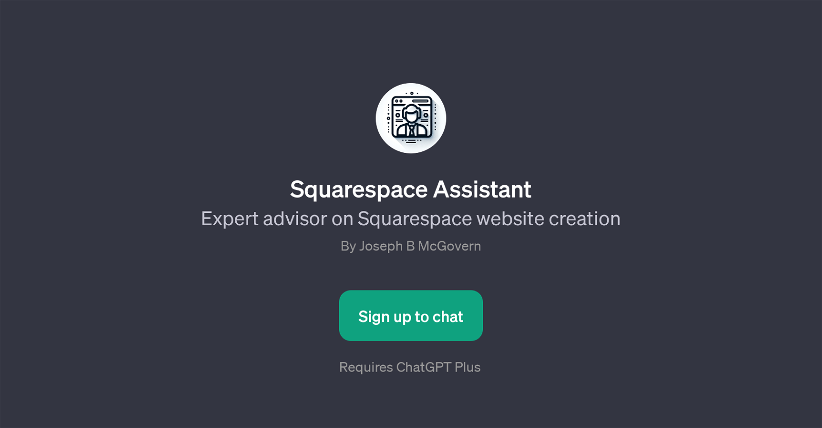 Squarespace Assistant website