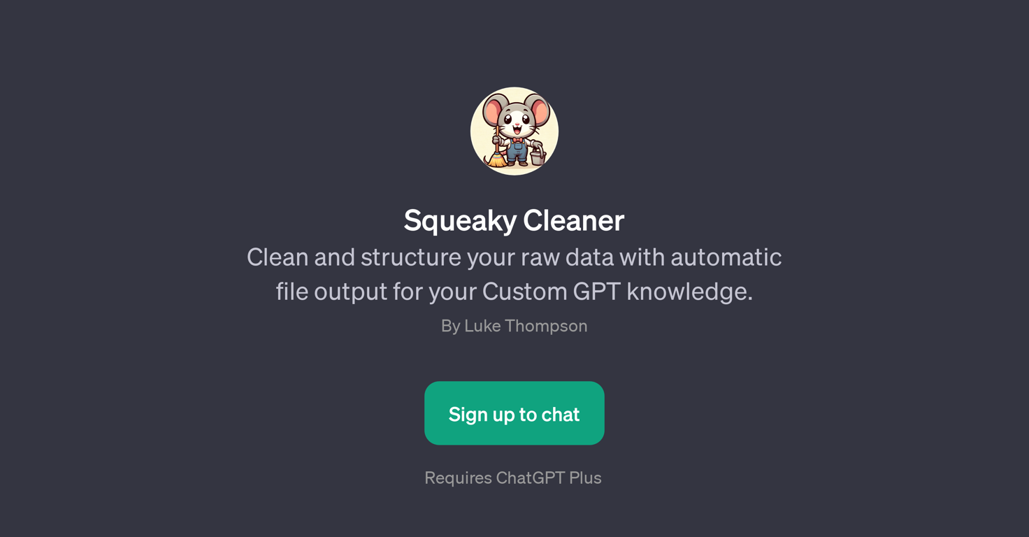 Squeaky Cleaner website