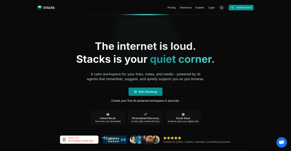 Stacks website