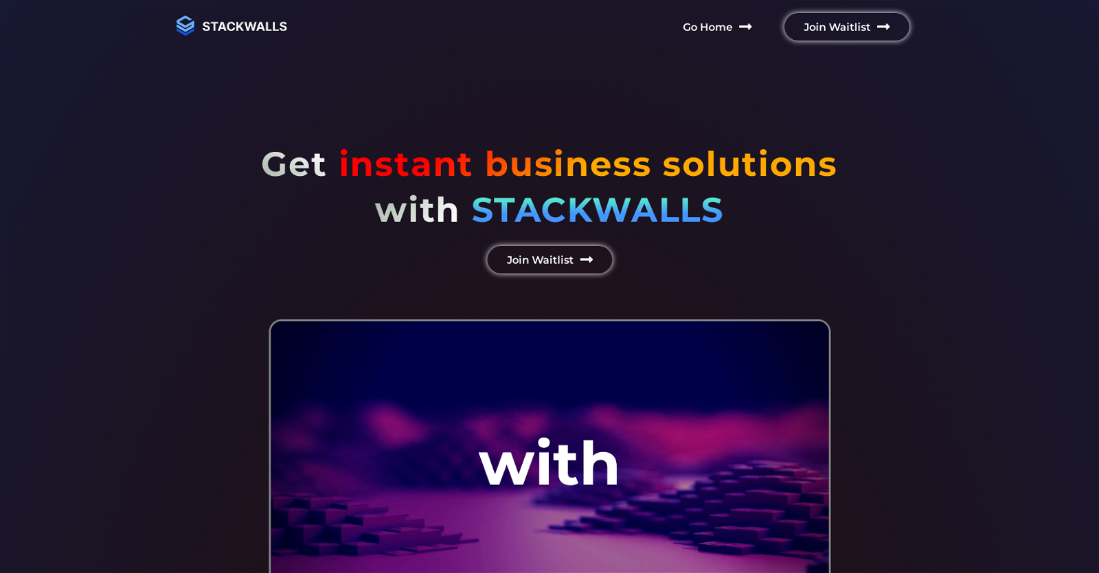 StackWalls website