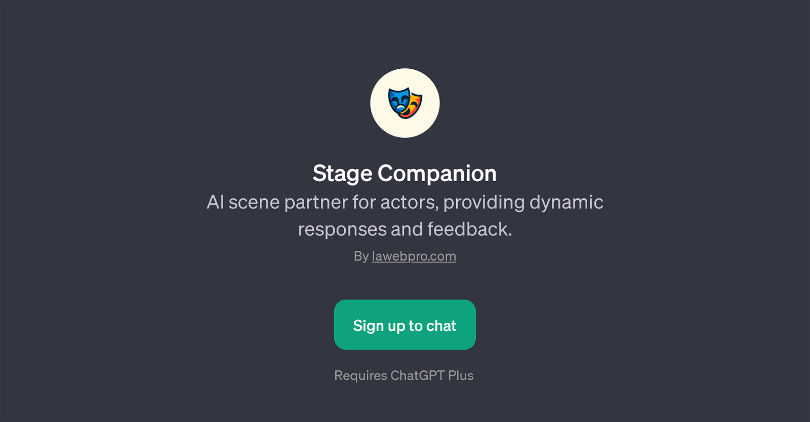 Stage Companion website