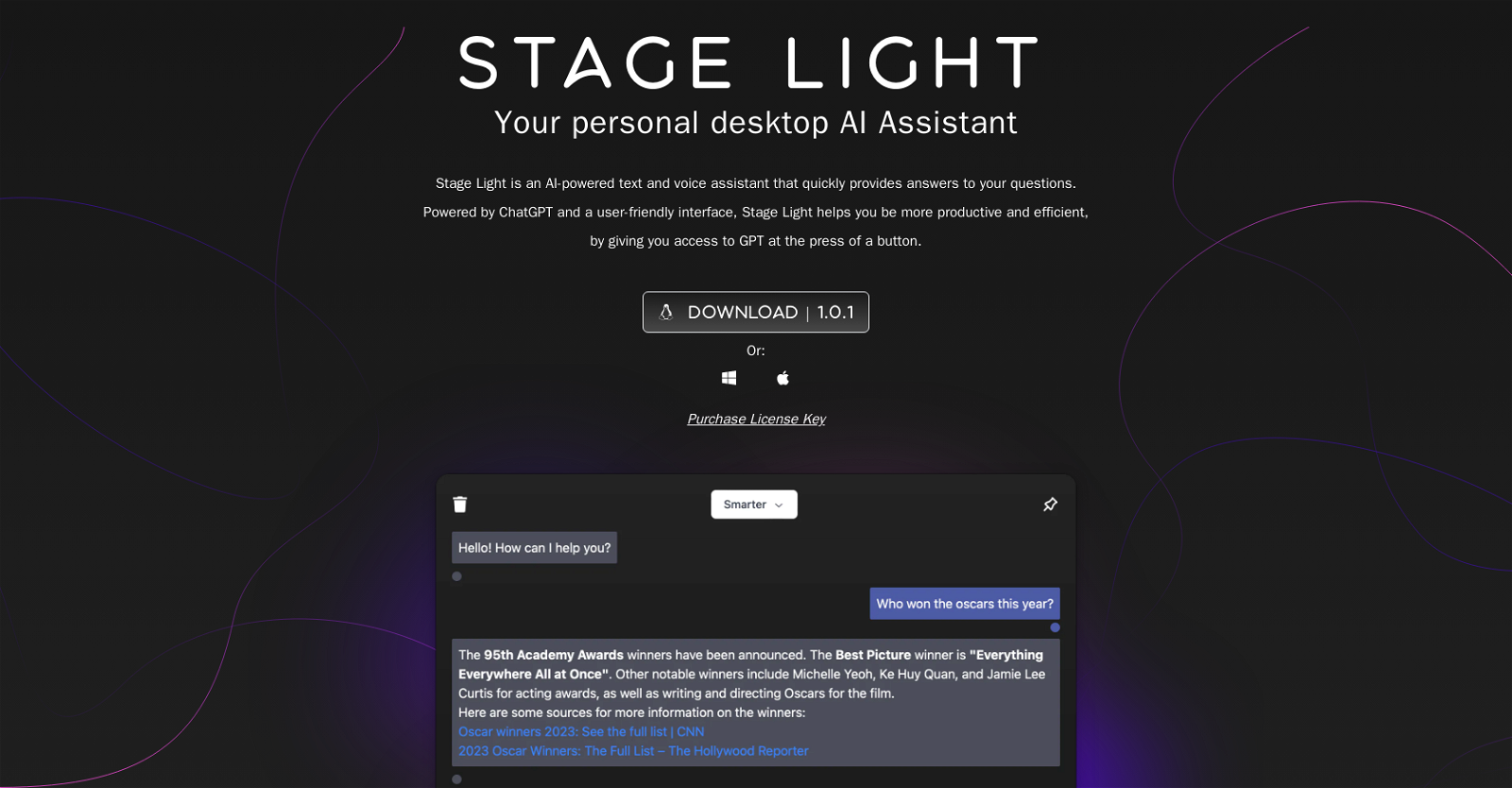 Stage Light website