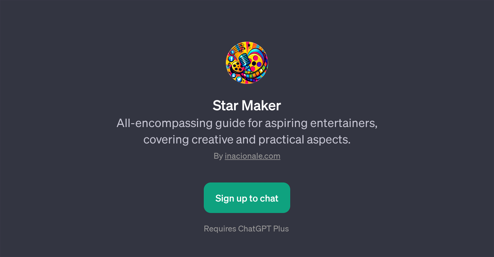 Star Maker website