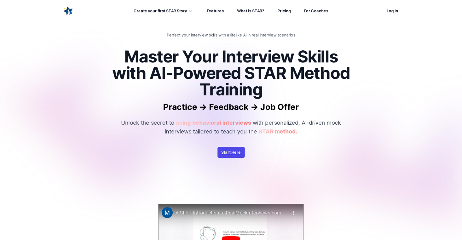 Star Method Coach website
