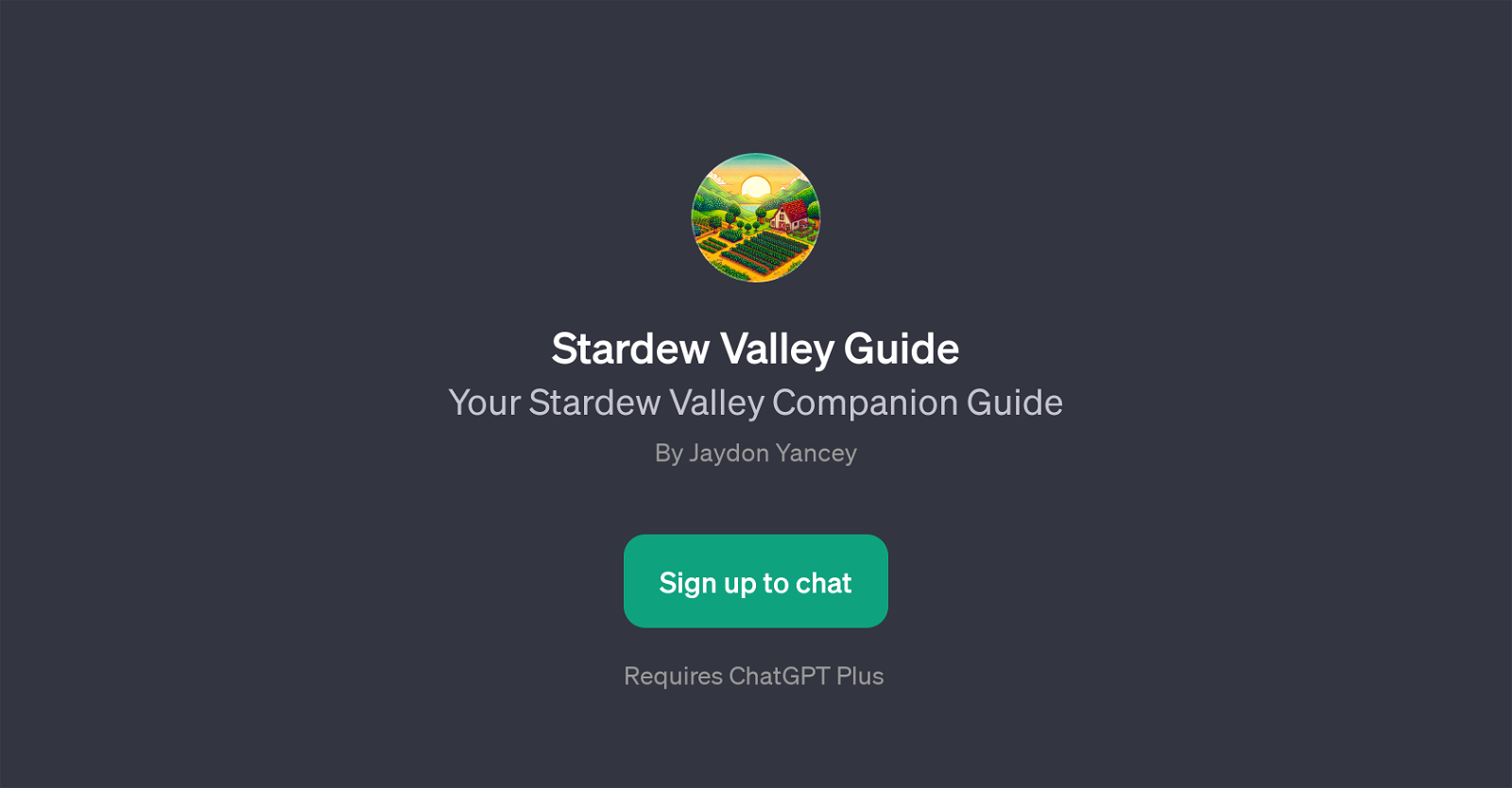 Stardew Valley Guide website