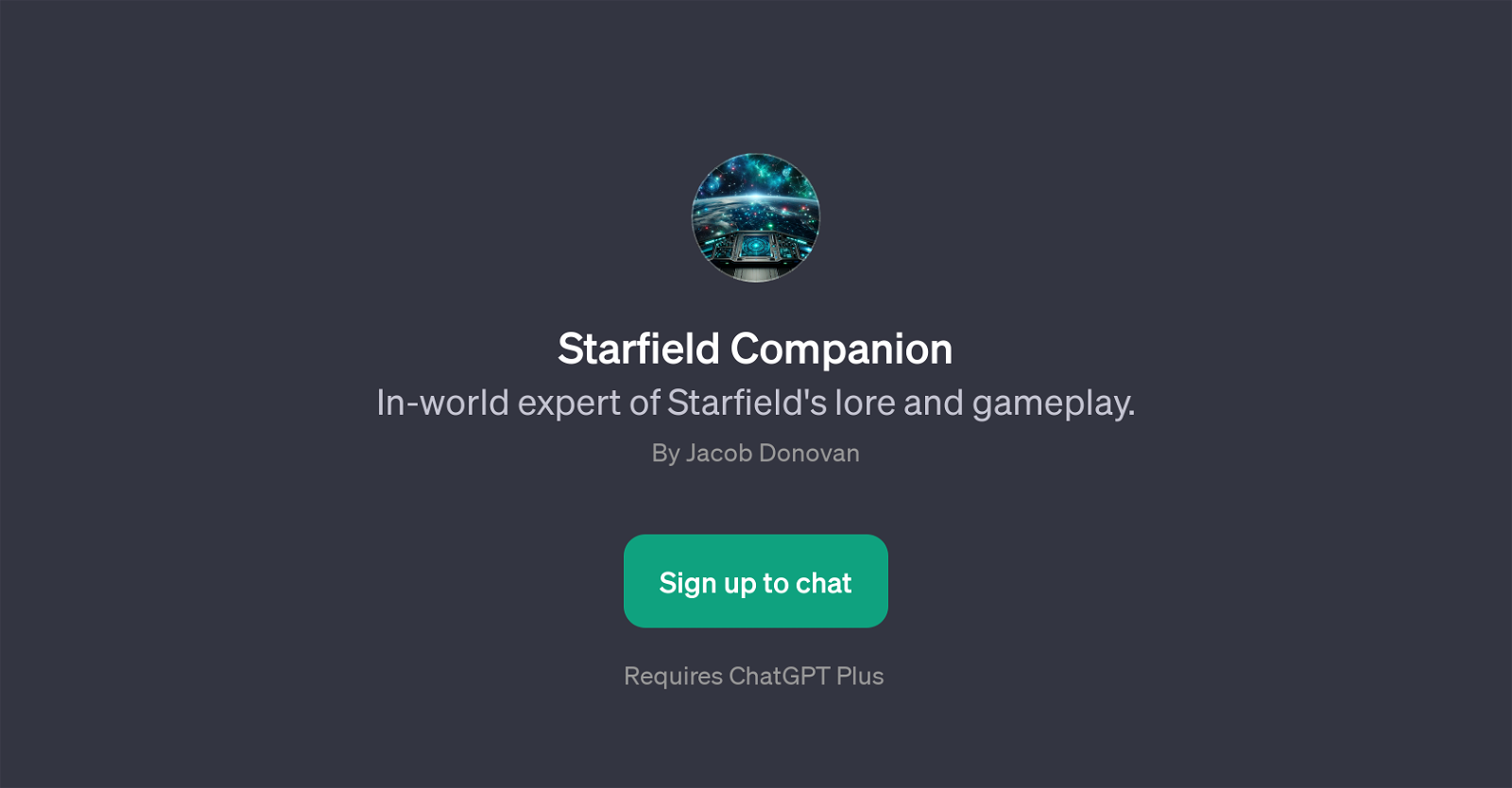 Starfield Companion website