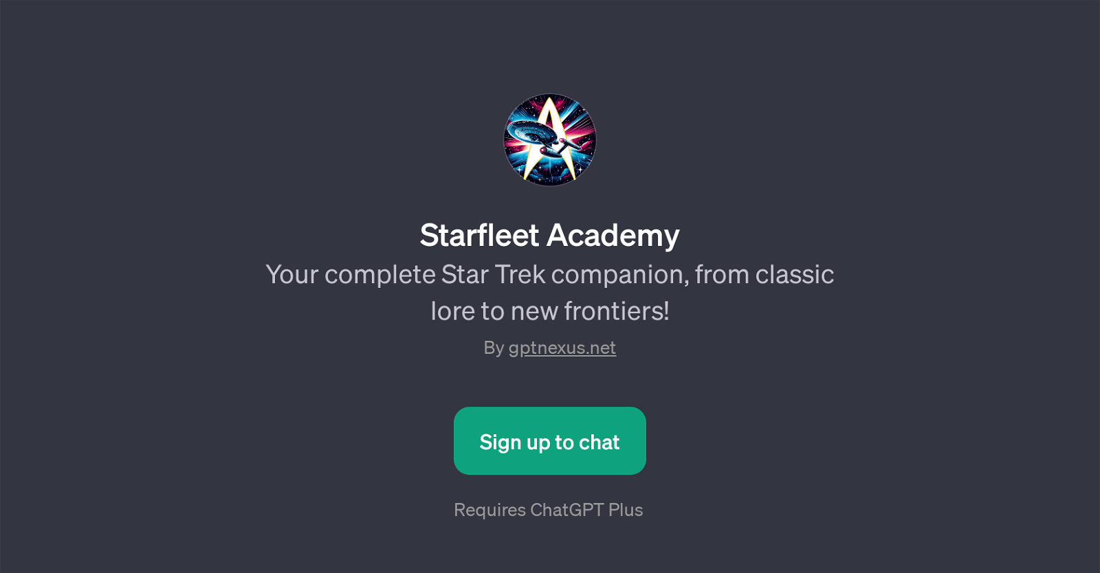 Starfleet Academy website