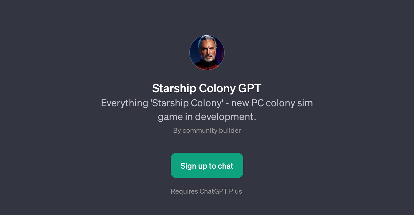 Starship Colony GPT website