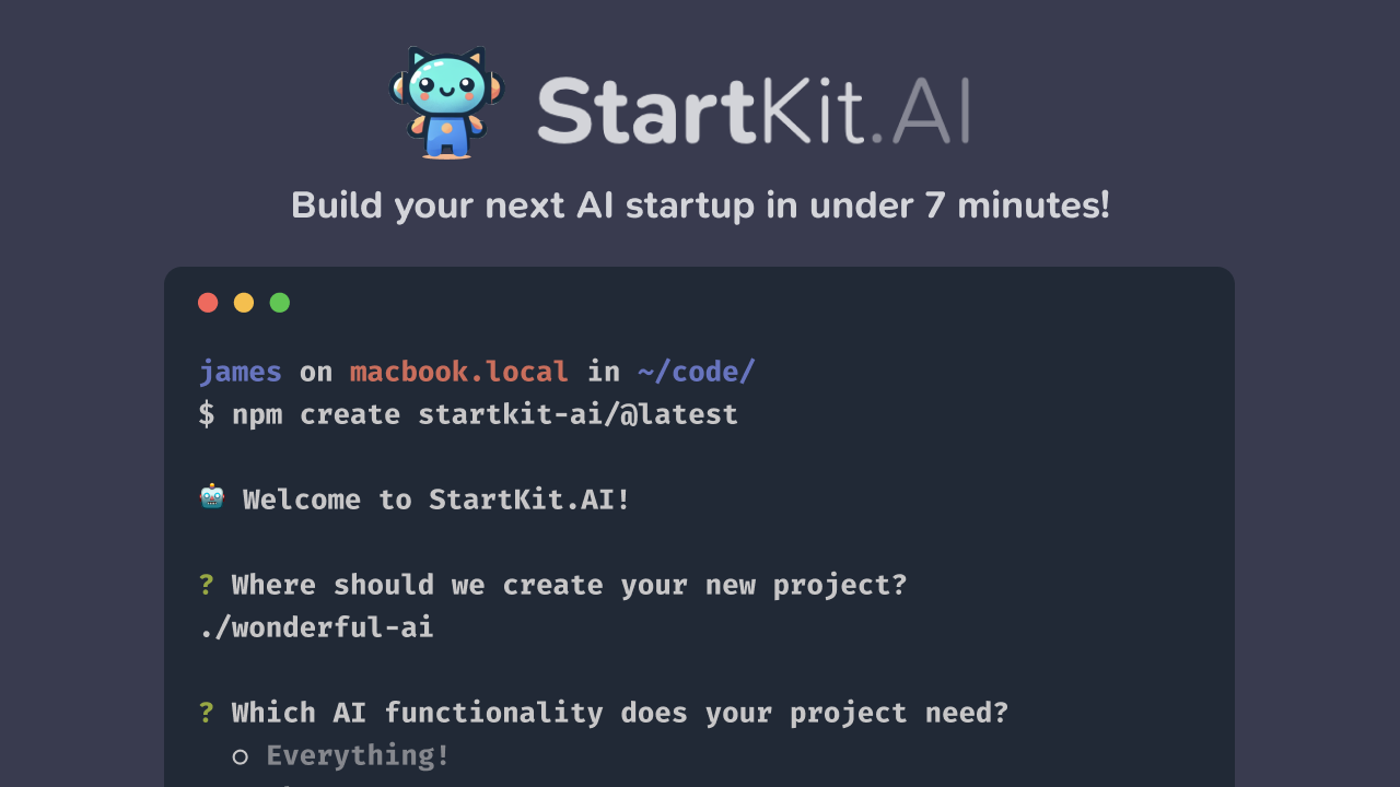 StartKit website