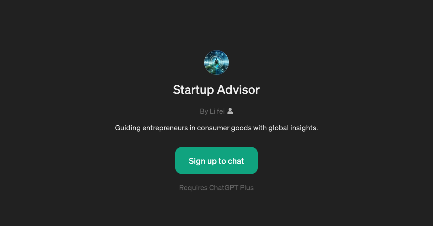 Startup Advisor website
