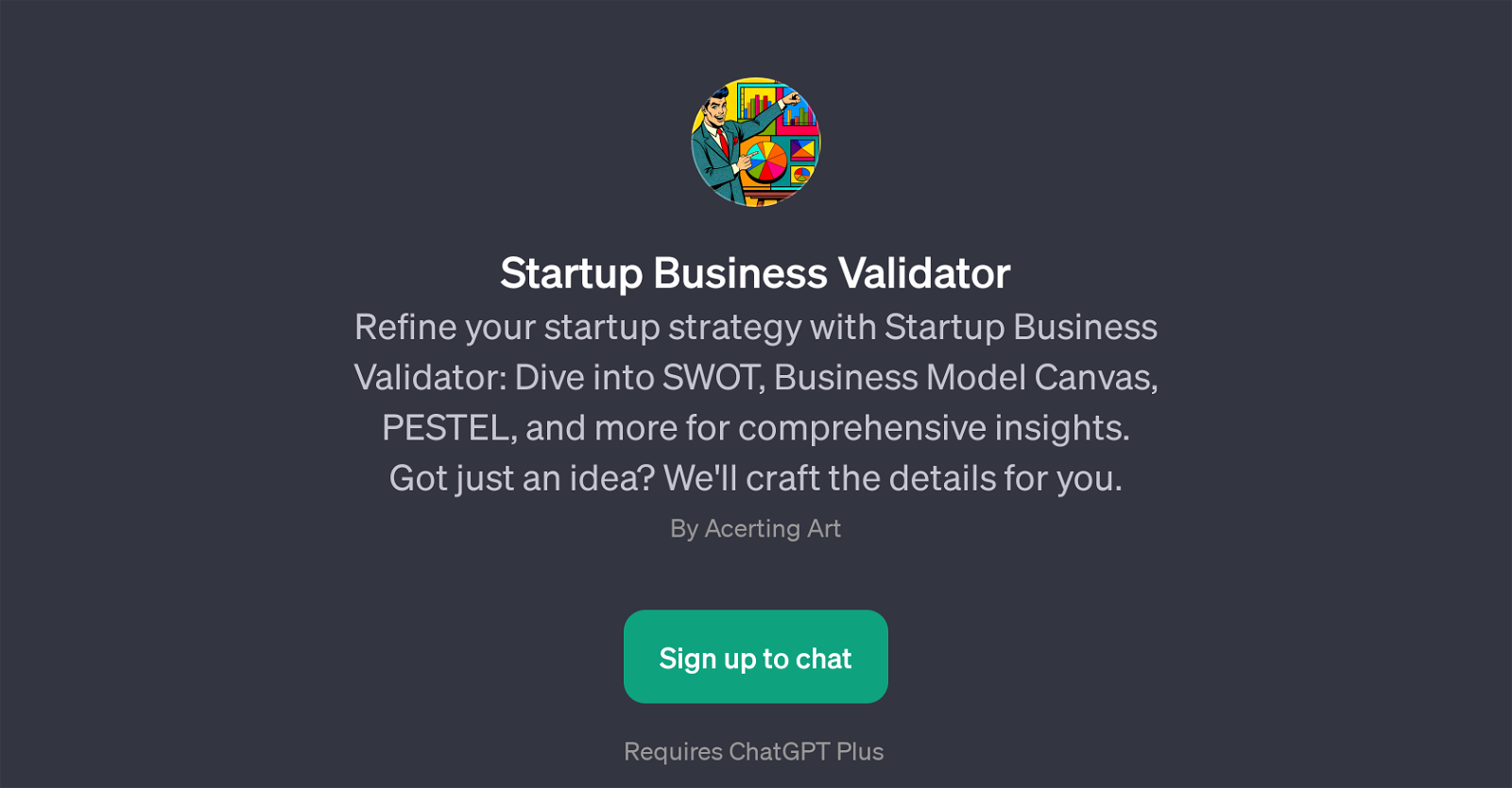 Startup Business Validator website