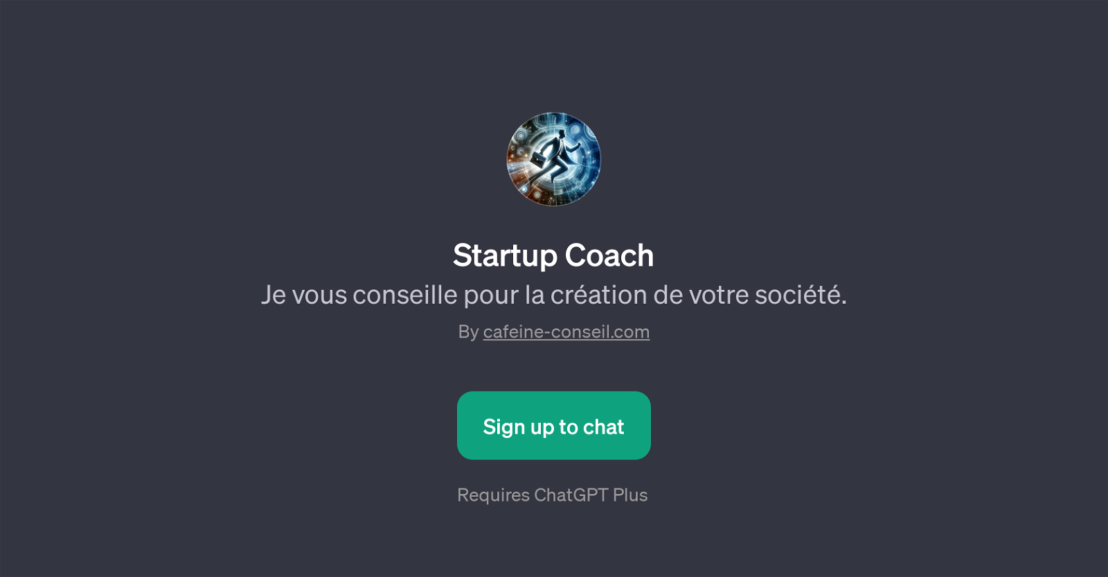Startup Coach website