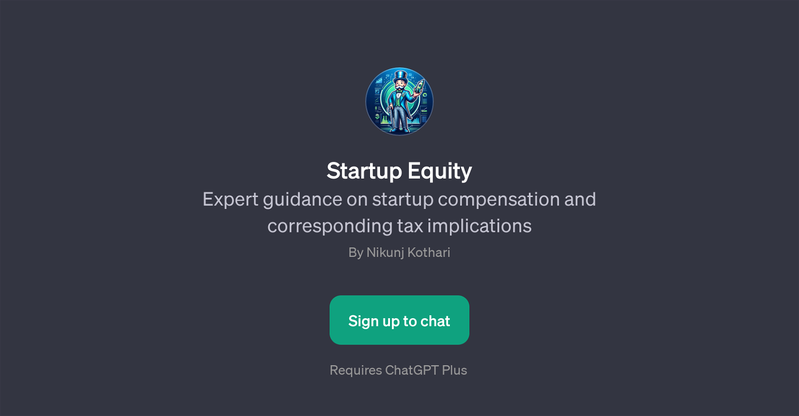 Startup Equity website
