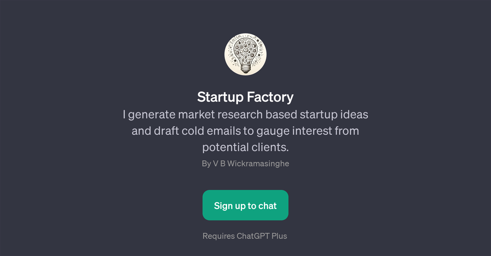 Startup Factory website