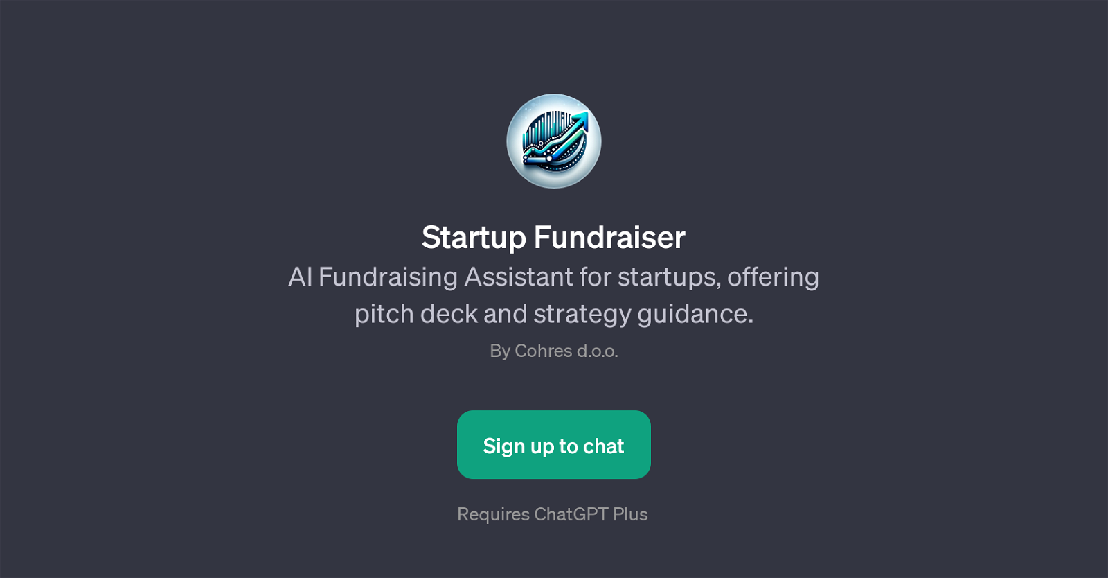 Startup Fundraiser website