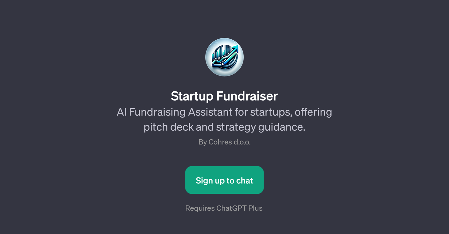 Startup Fundraiser website