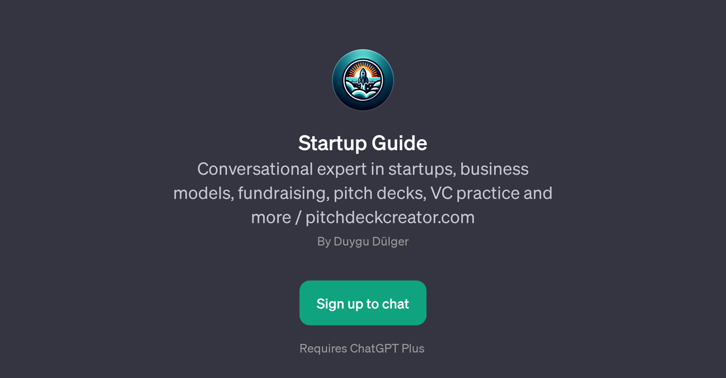 Startup Guide website
