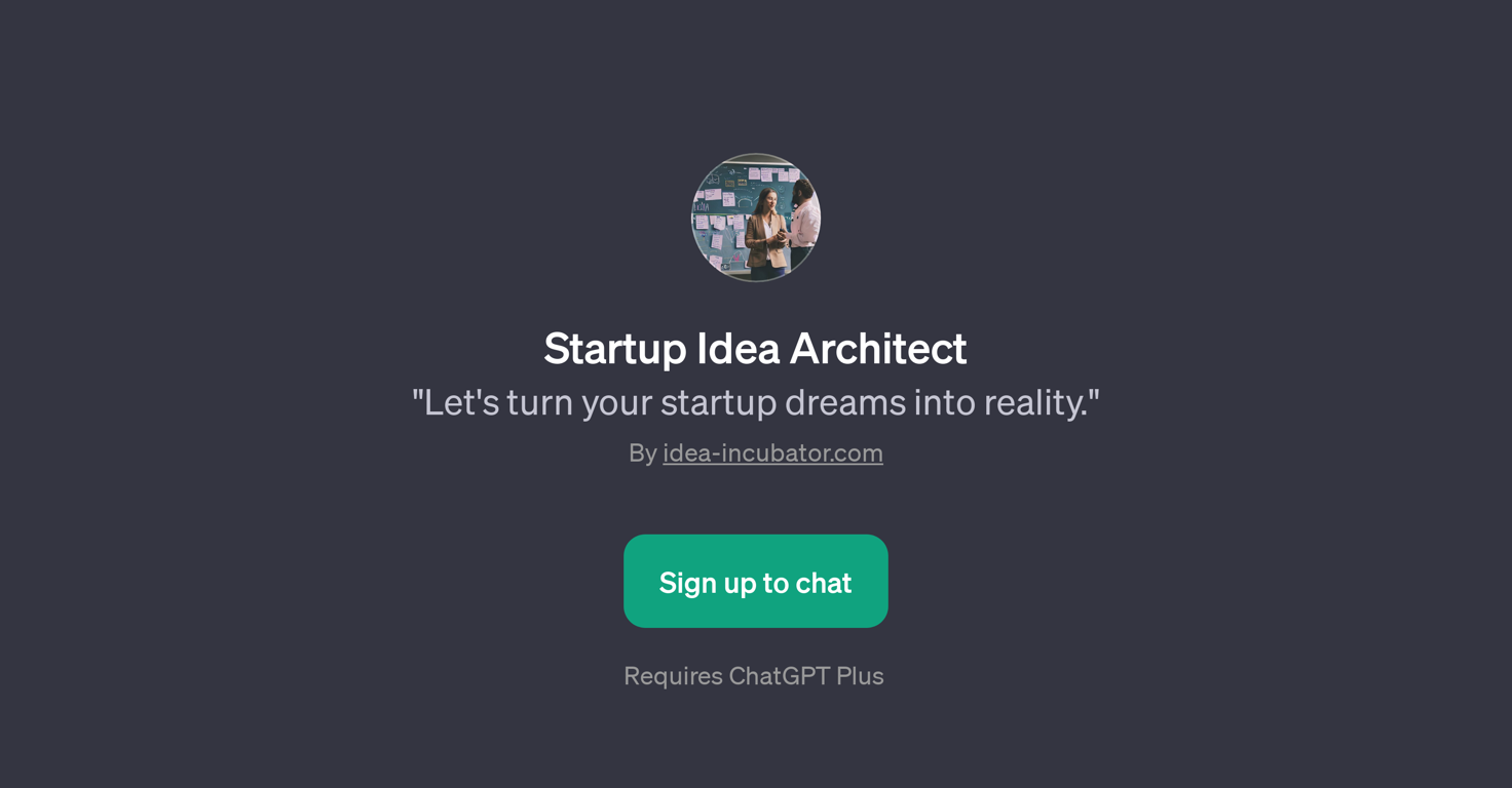 Startup Idea Architect website