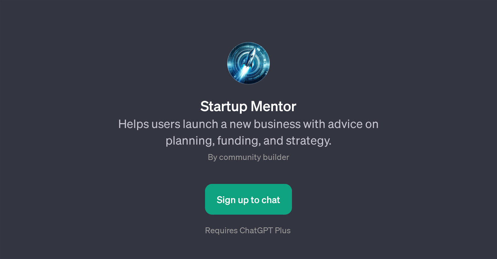 Startup Mentor website