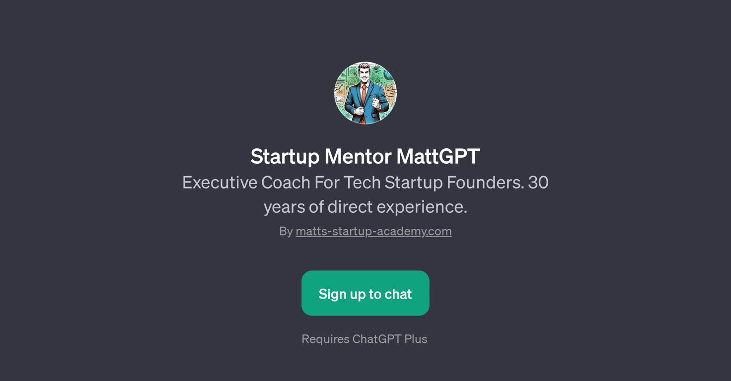 Startup Mentor MattGPT website