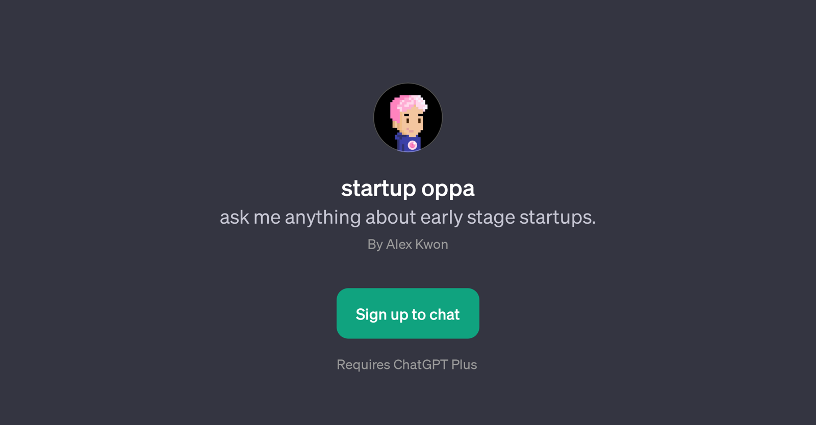 Startup Oppa website