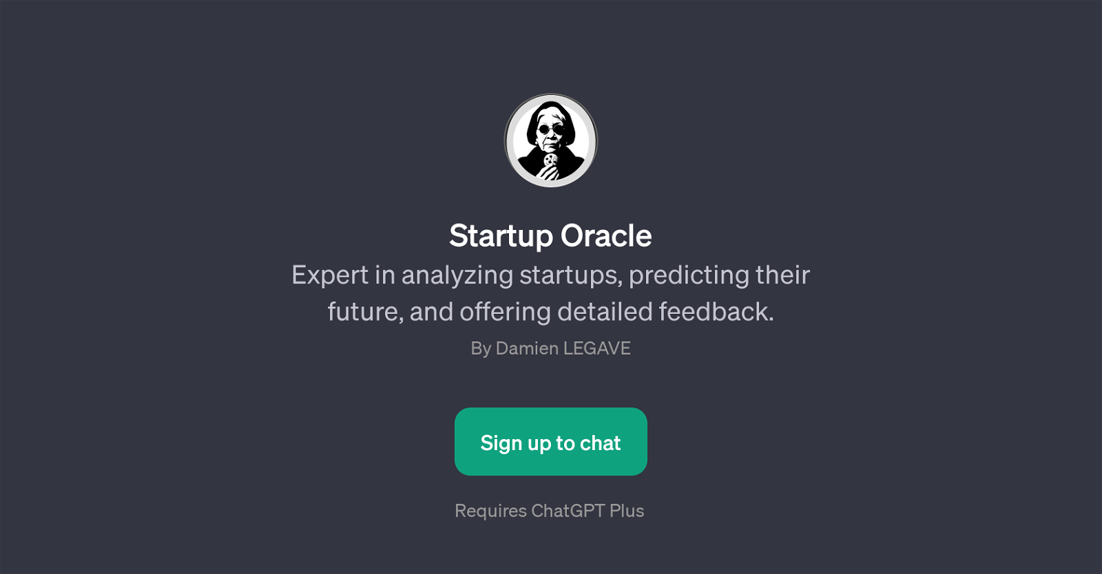 Startup Oracle website