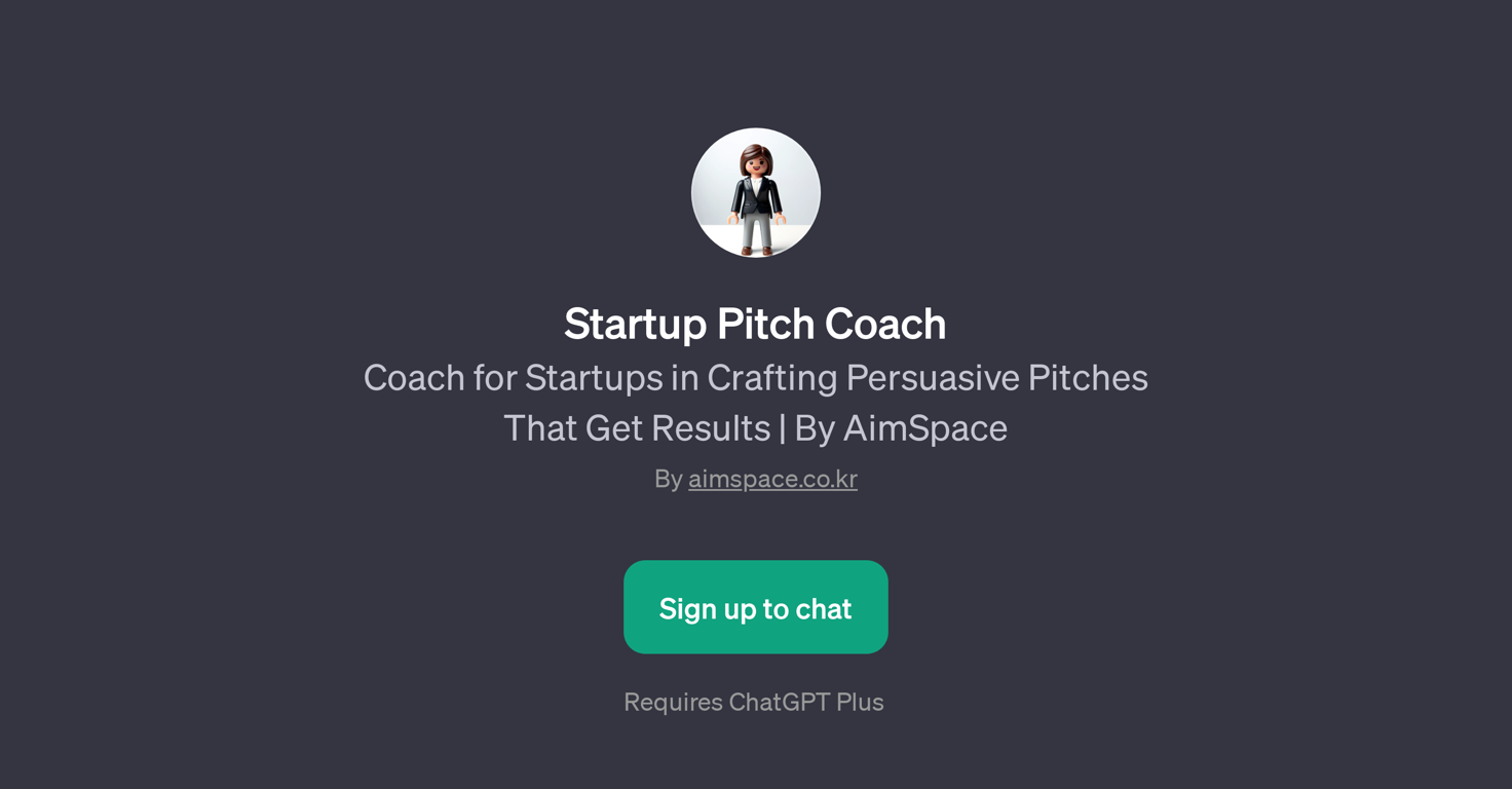 Startup Pitch Coach website