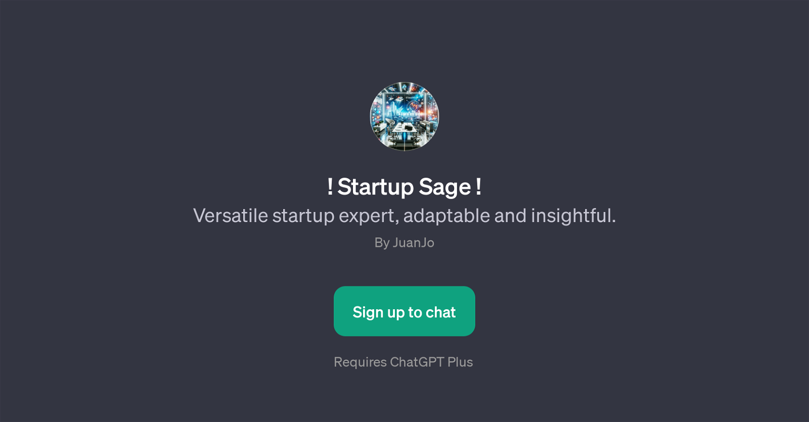 Startup Sage website