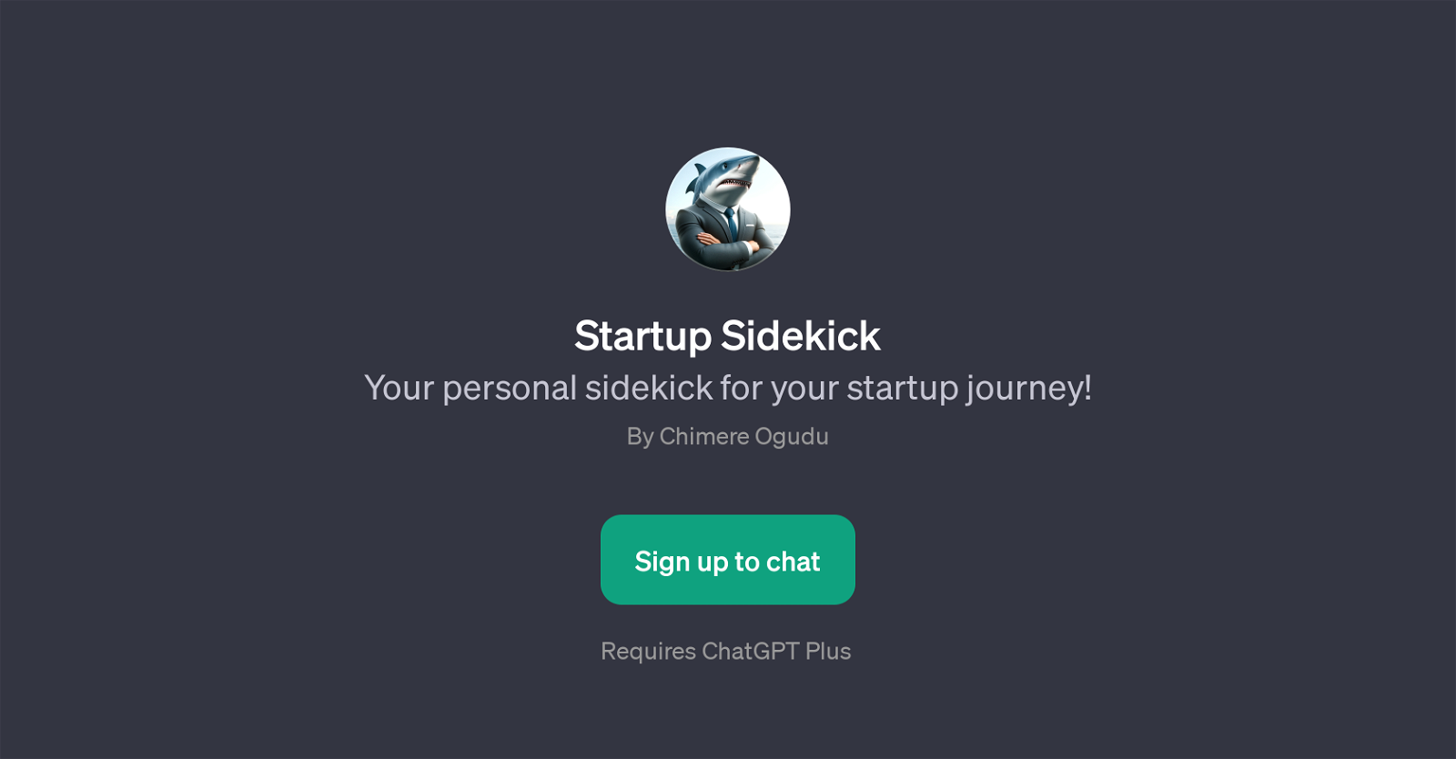 Startup Sidekick website
