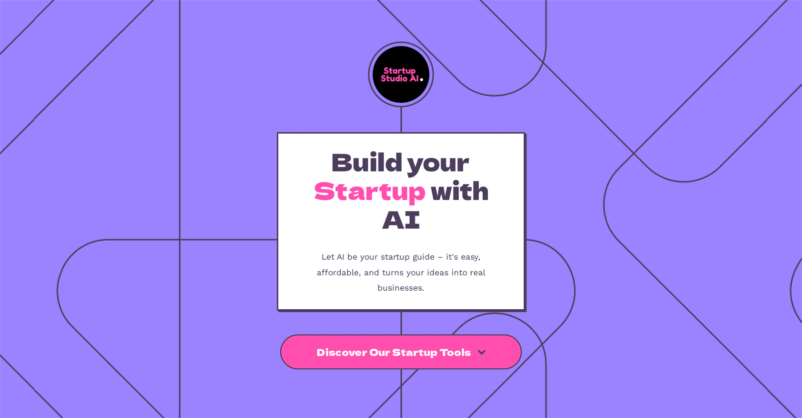 Startup Studio website