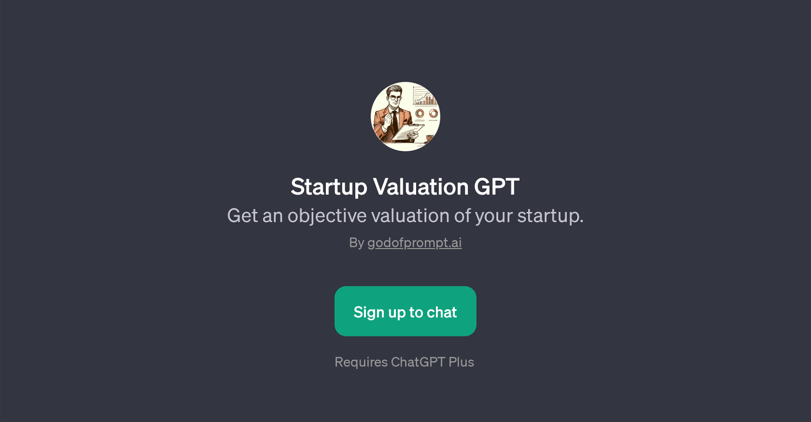 Startup Valuation GPT website