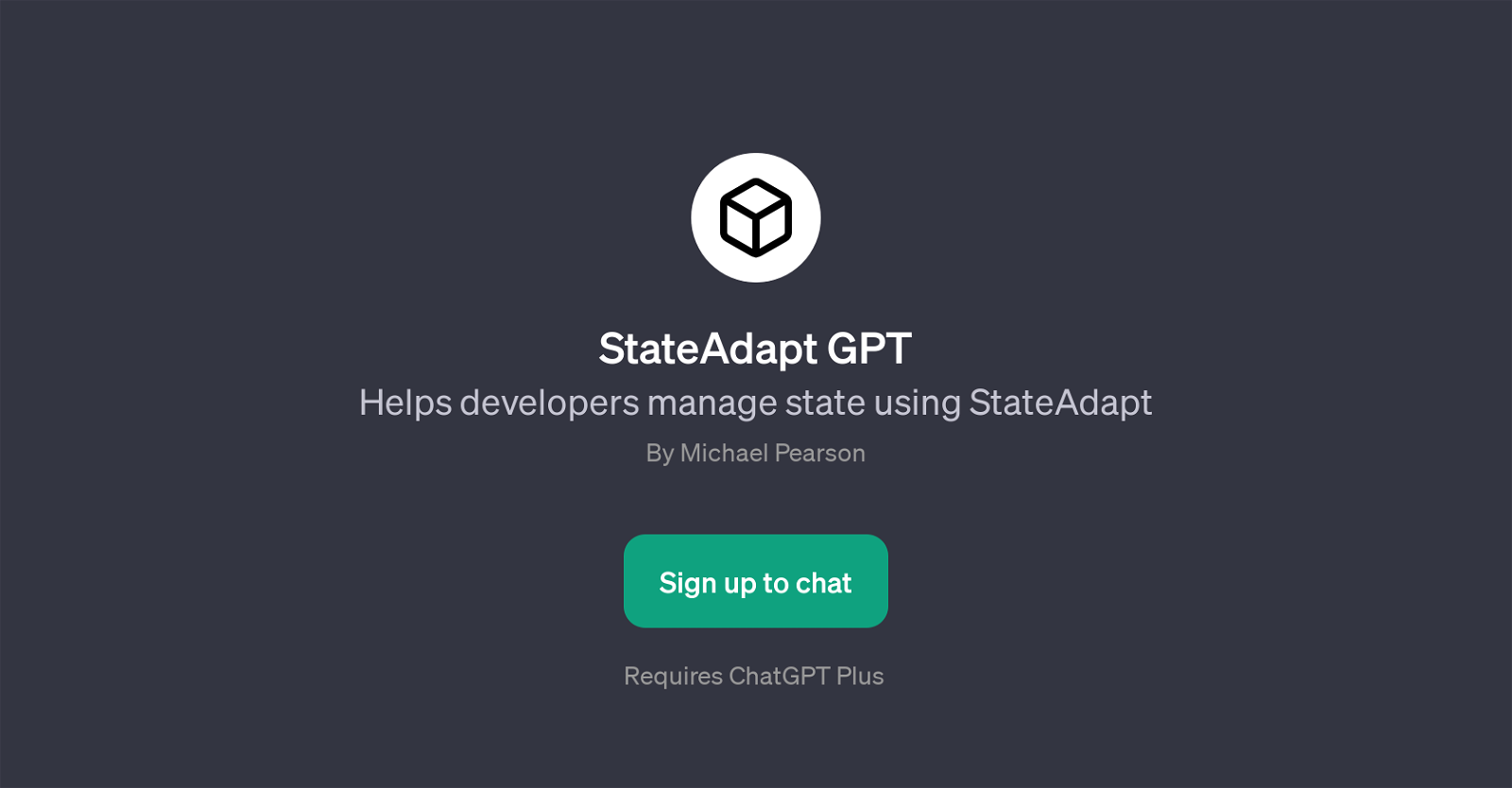StateAdapt GPT website