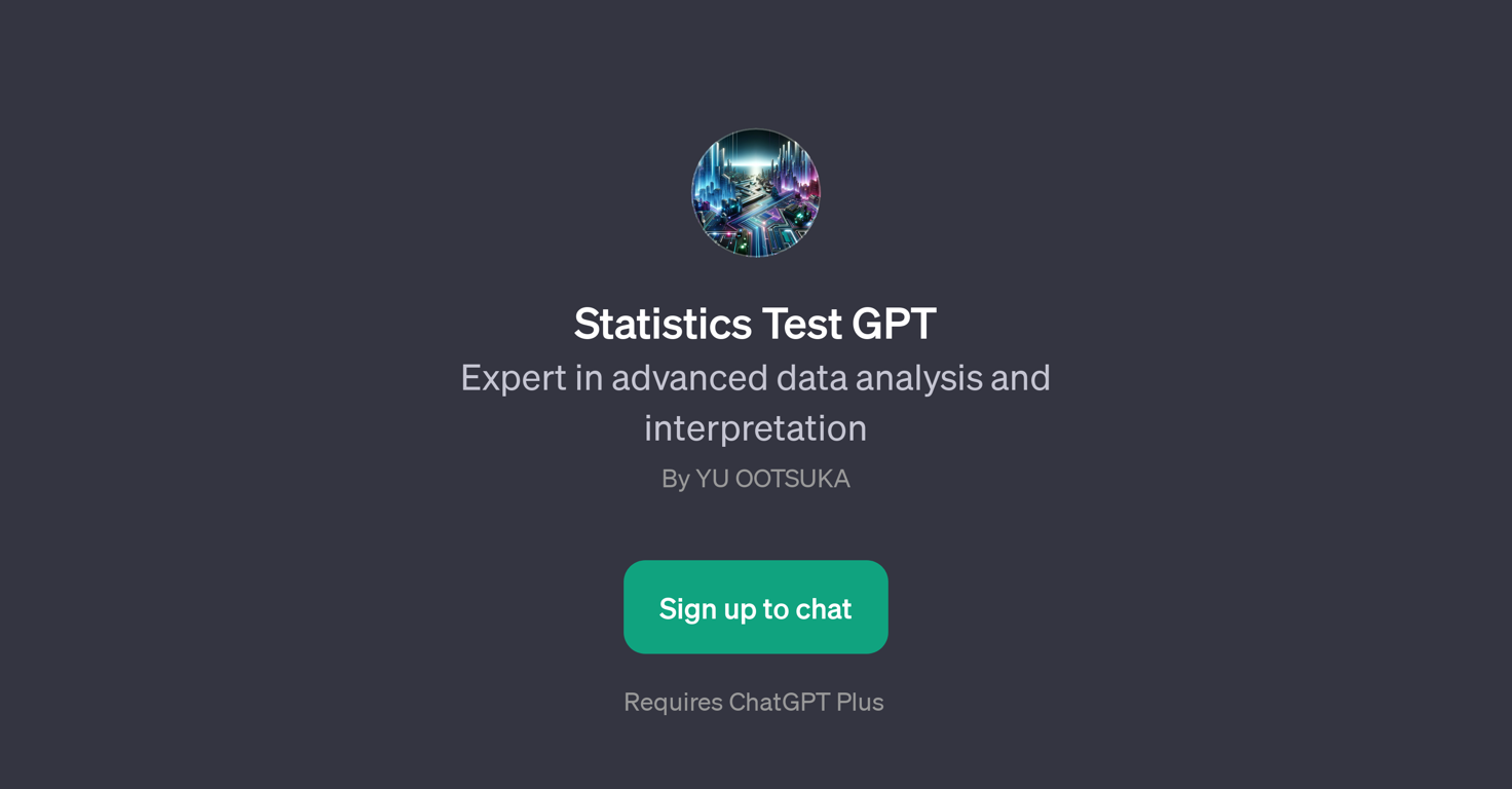Statistics Test GPT website