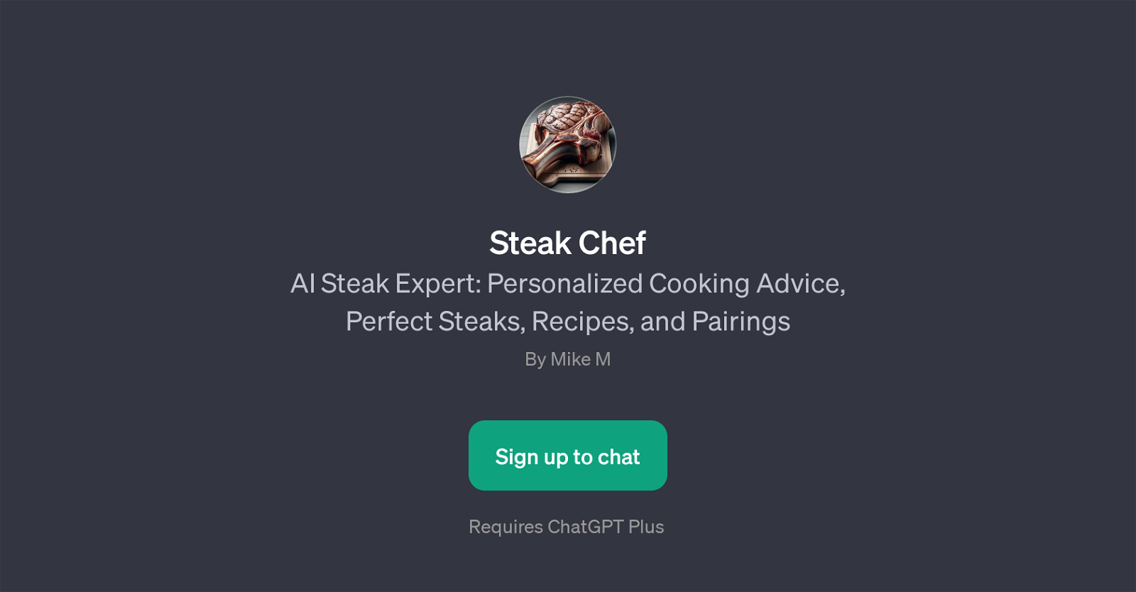 Steak Chef website