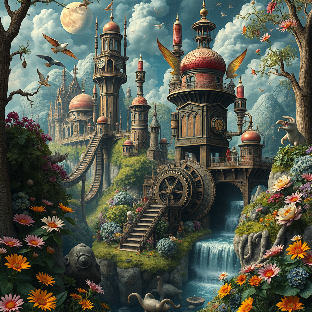 Steampunk + Bosch + Blair-Leighton Fantasy Filter website