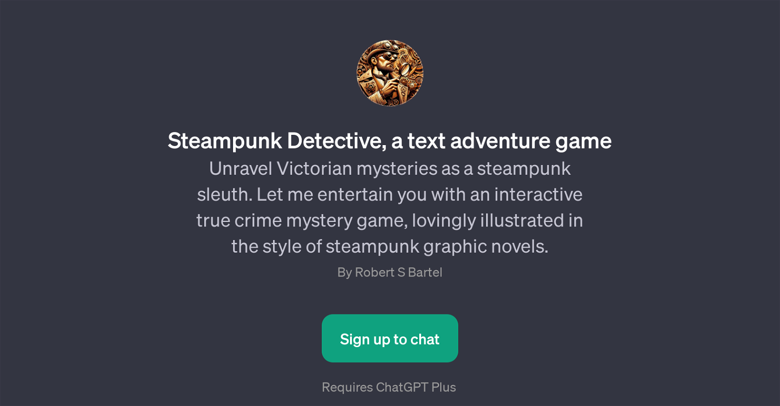 Steampunk Detective website