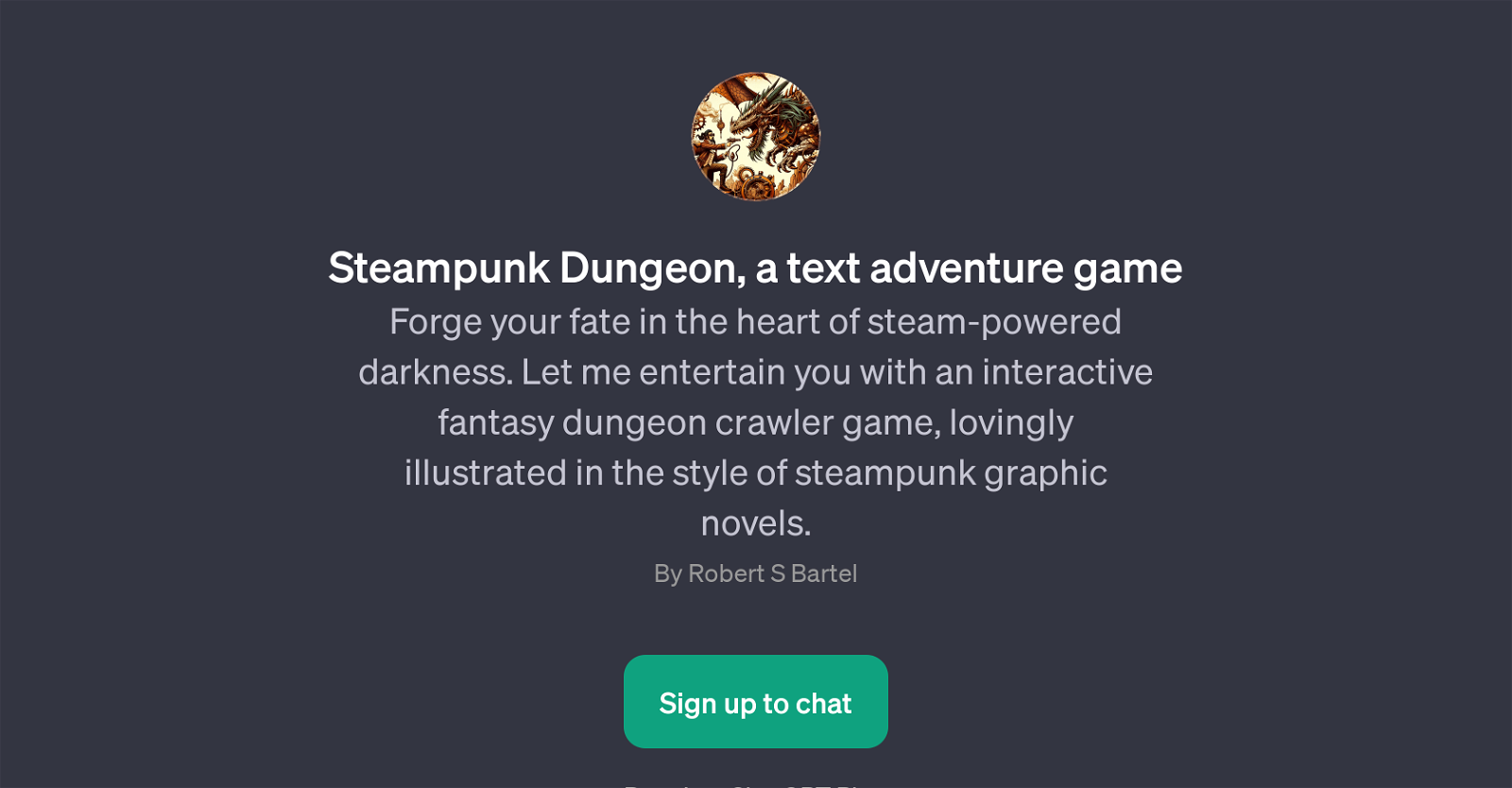 Steampunk Dungeon website