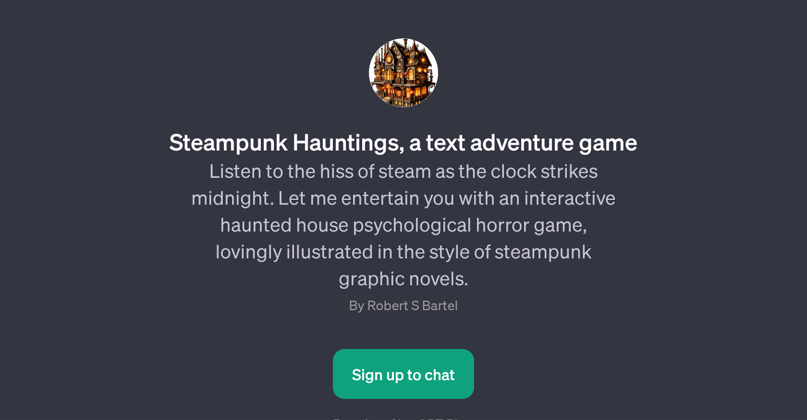 Steampunk Hauntings website