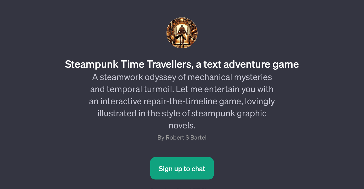 Steampunk Time Travellers website