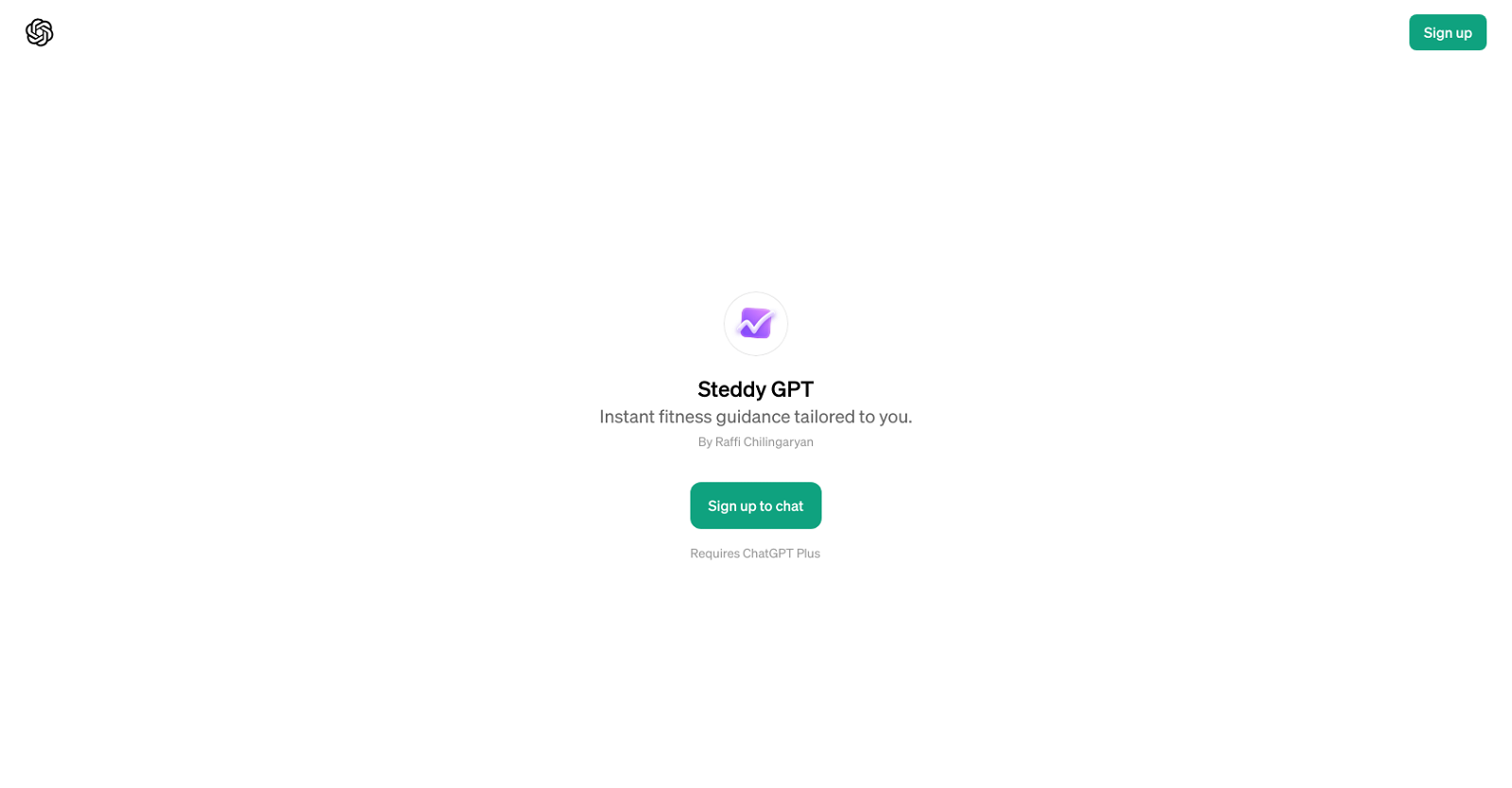 Steddy GPT website