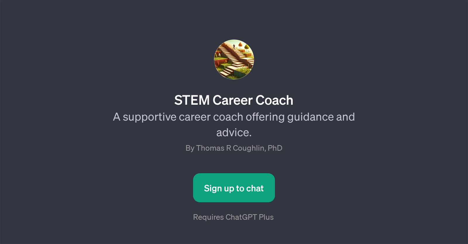 STEM Career Coach website