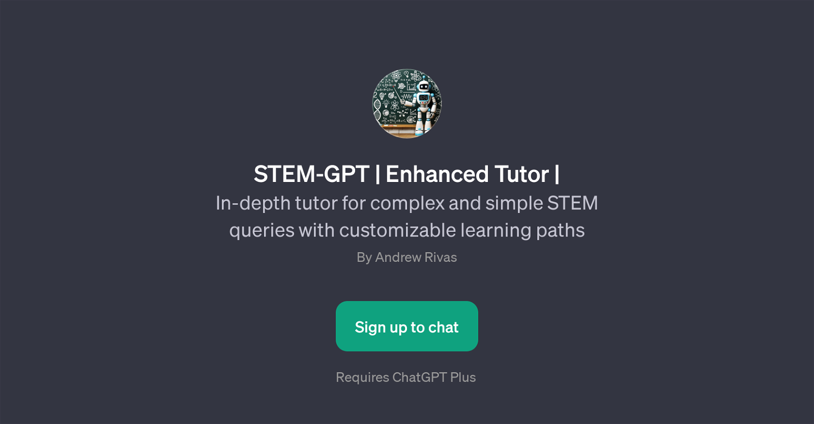 STEM-GPT | Enhanced Tutor website