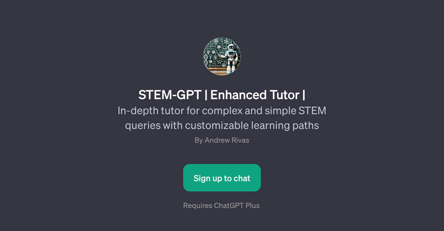 STEM-GPT | Enhanced Tutor website
