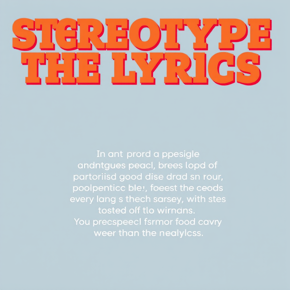 Stereotype The Lyrics website