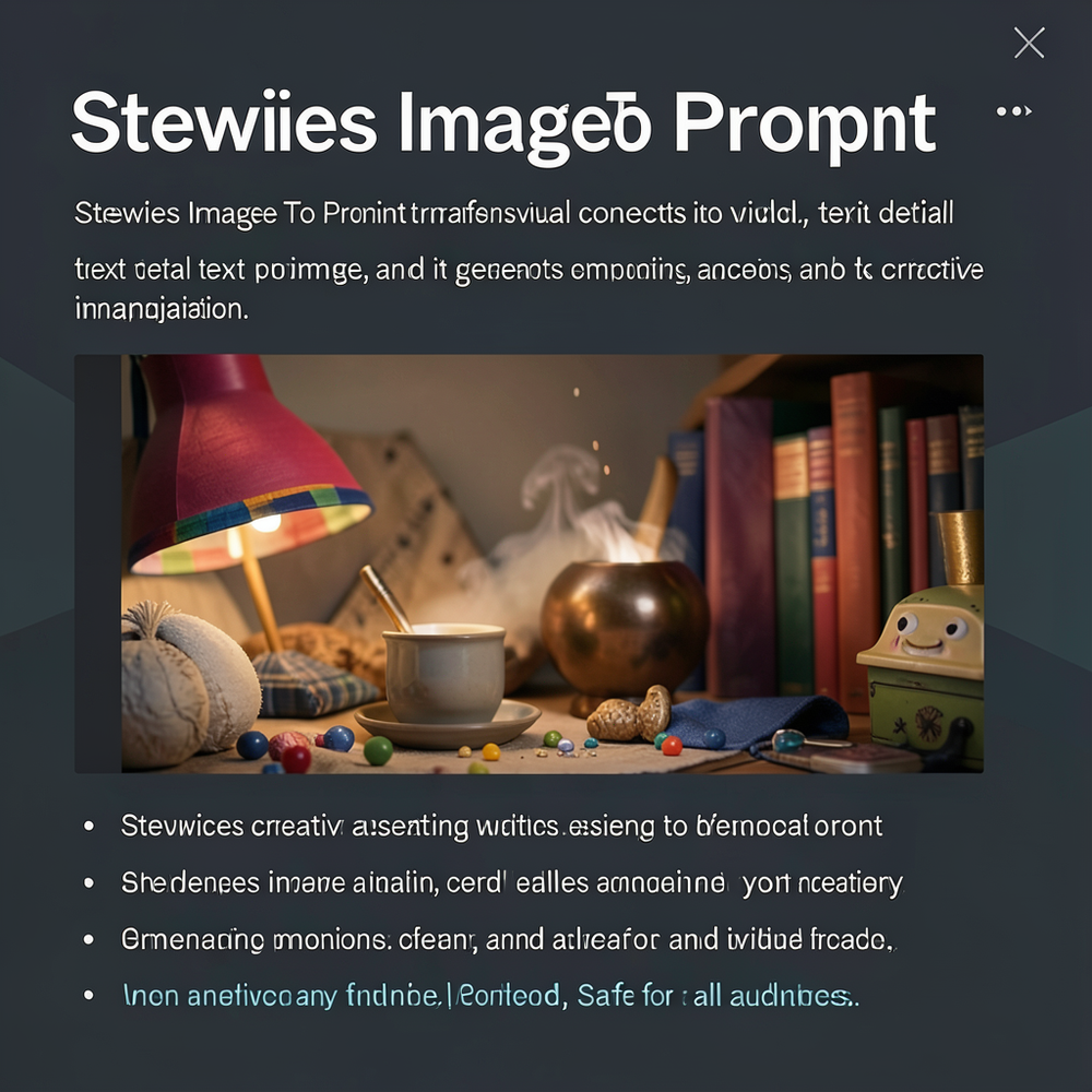Stewies Prompt Writer website