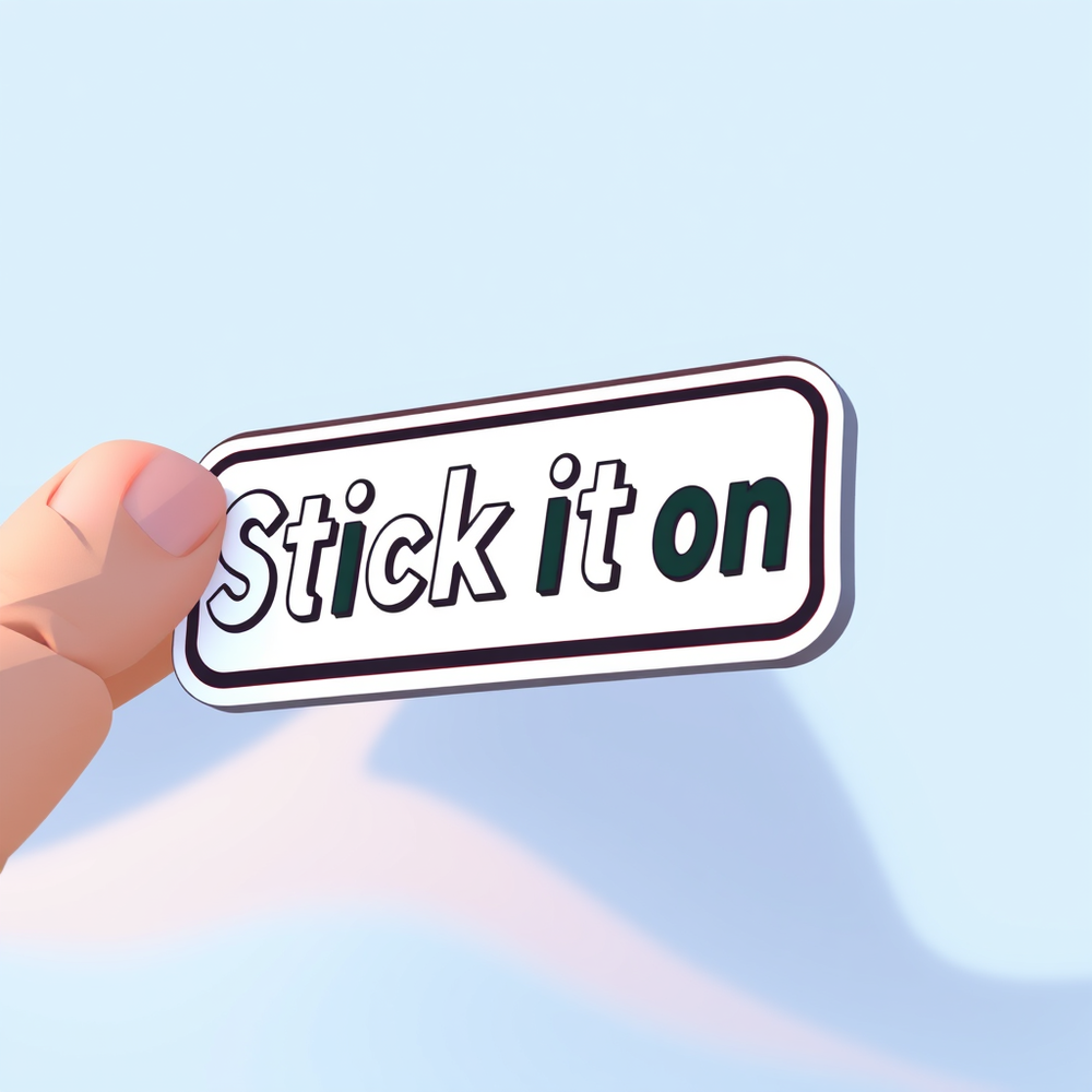 Stick it on website
