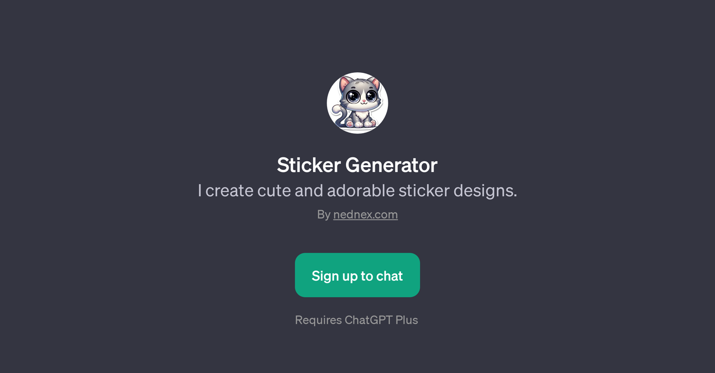 Sticker Generator website