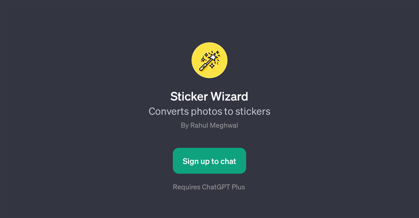 Sticker Wizard website
